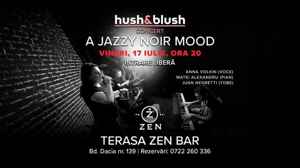 Hush & Blush live pe terasa Zen Bar
