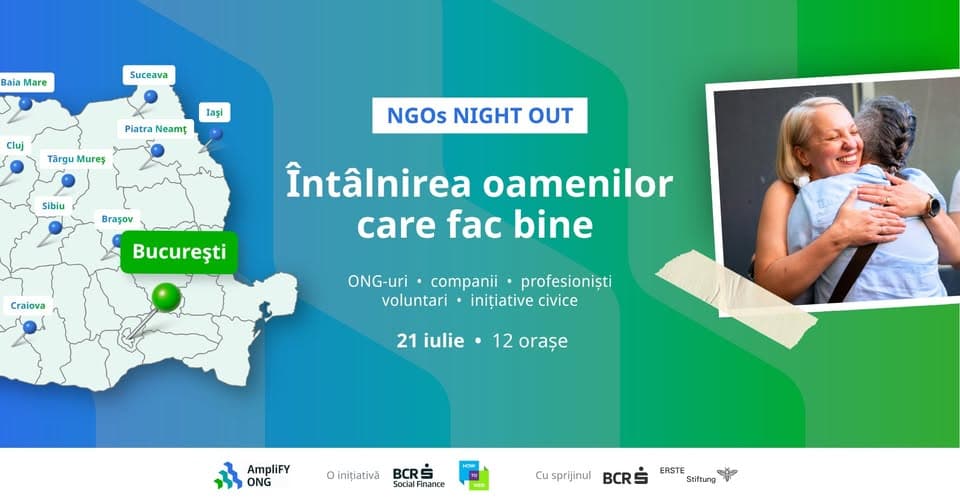 💙 NGOs Night Out ajunge în București