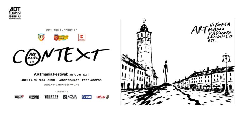 ARTmania Festival Sibiu 2026 “In Context”, 24-25 July