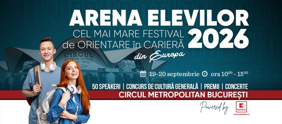 ARENA ELEVILOR 2026 - 20 Septembrie