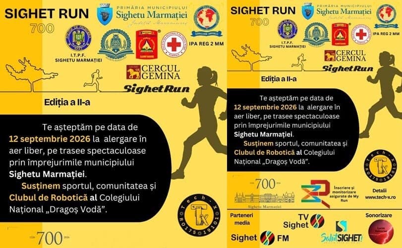 Sighet Run 2026 - Descriere, locație, curse, trasee și hărți GPX